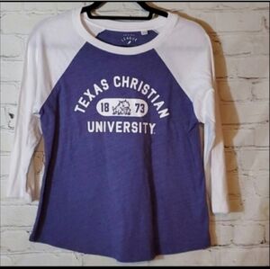 Original League Outfitters Texas Christian University Baseball Style Tee